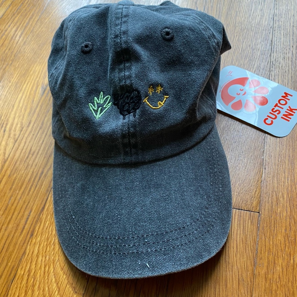 Charcoal gray dad hat